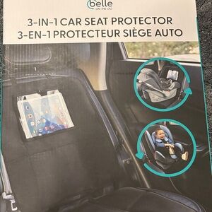 Belle On The Go 3-in-1 Car Seat Protector